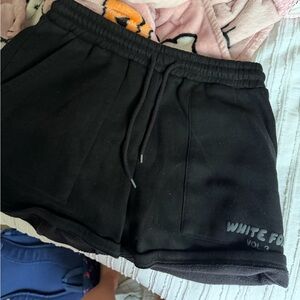 White fox shorts